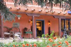 pet friendly hotel in taos, new mexico: adobe and Pines Inn Bed and Breakfast
