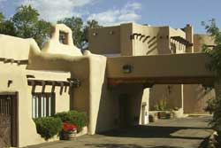 pet friendly hotel in taos, new mexico: sagebrush inn
