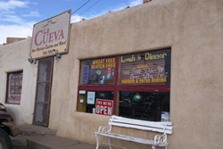 Pet friendly restaurant in Taos, New Mexico: La Cueva Cafe